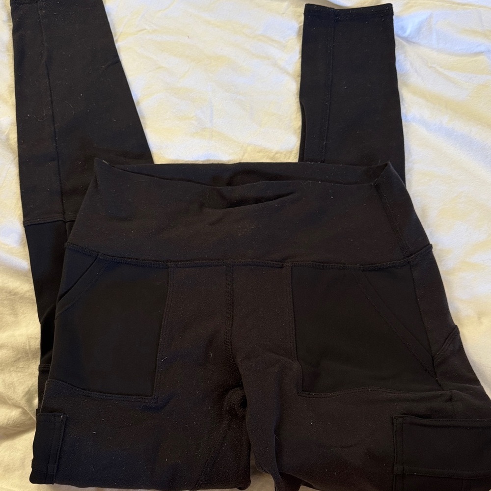 ALO Yoga Black High-Waist Pocket Leggings